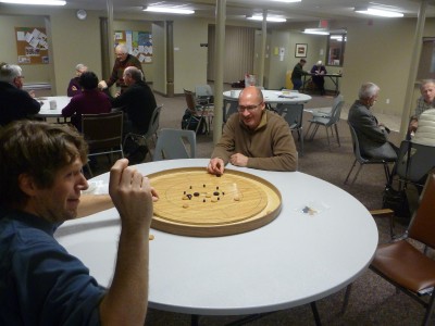 Crokinole can get heated - who knew?