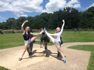 When in America .... the splits on a cannon?